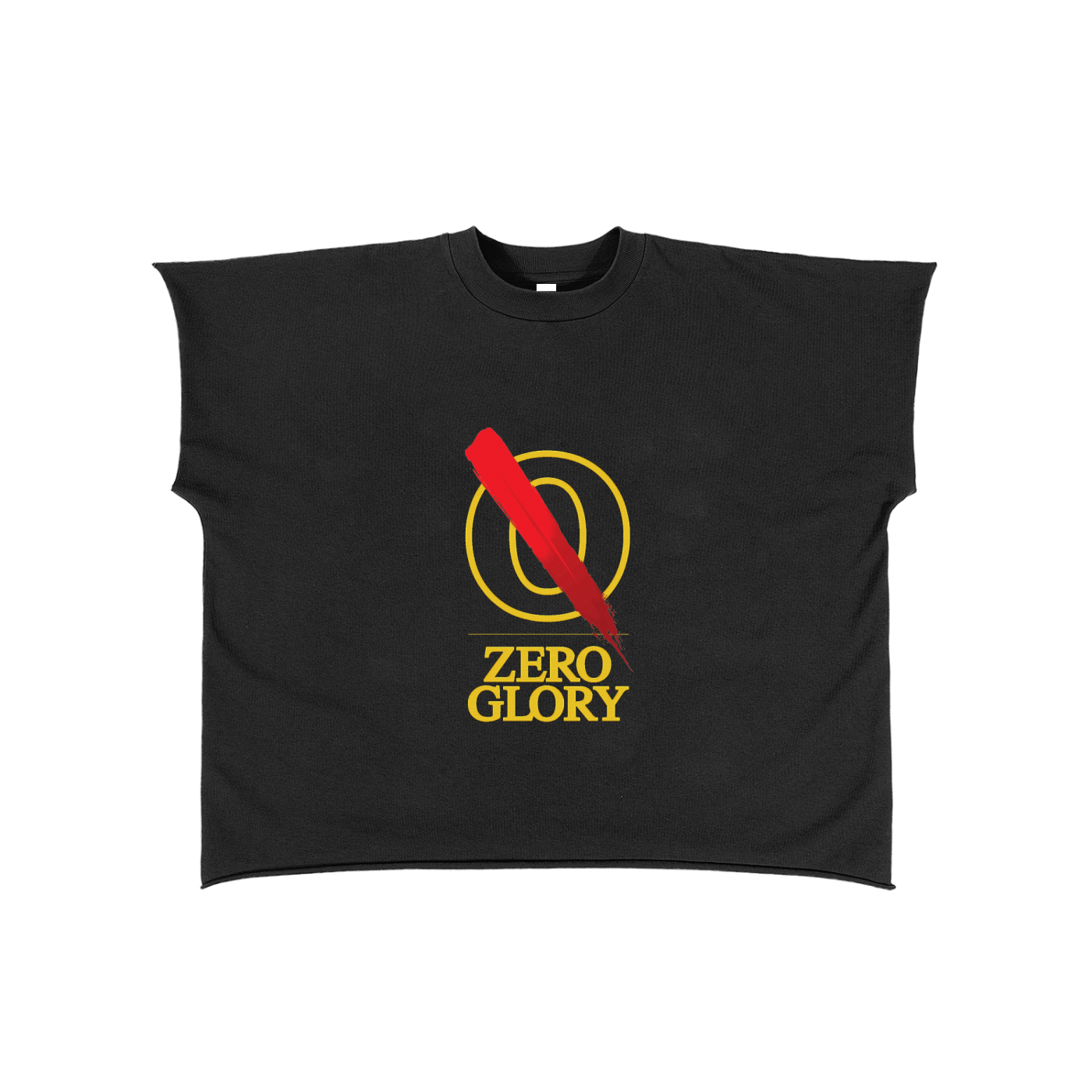 Zero Glory - Raw Edge Boxy Tee Non-Shrink by Shannon Spence