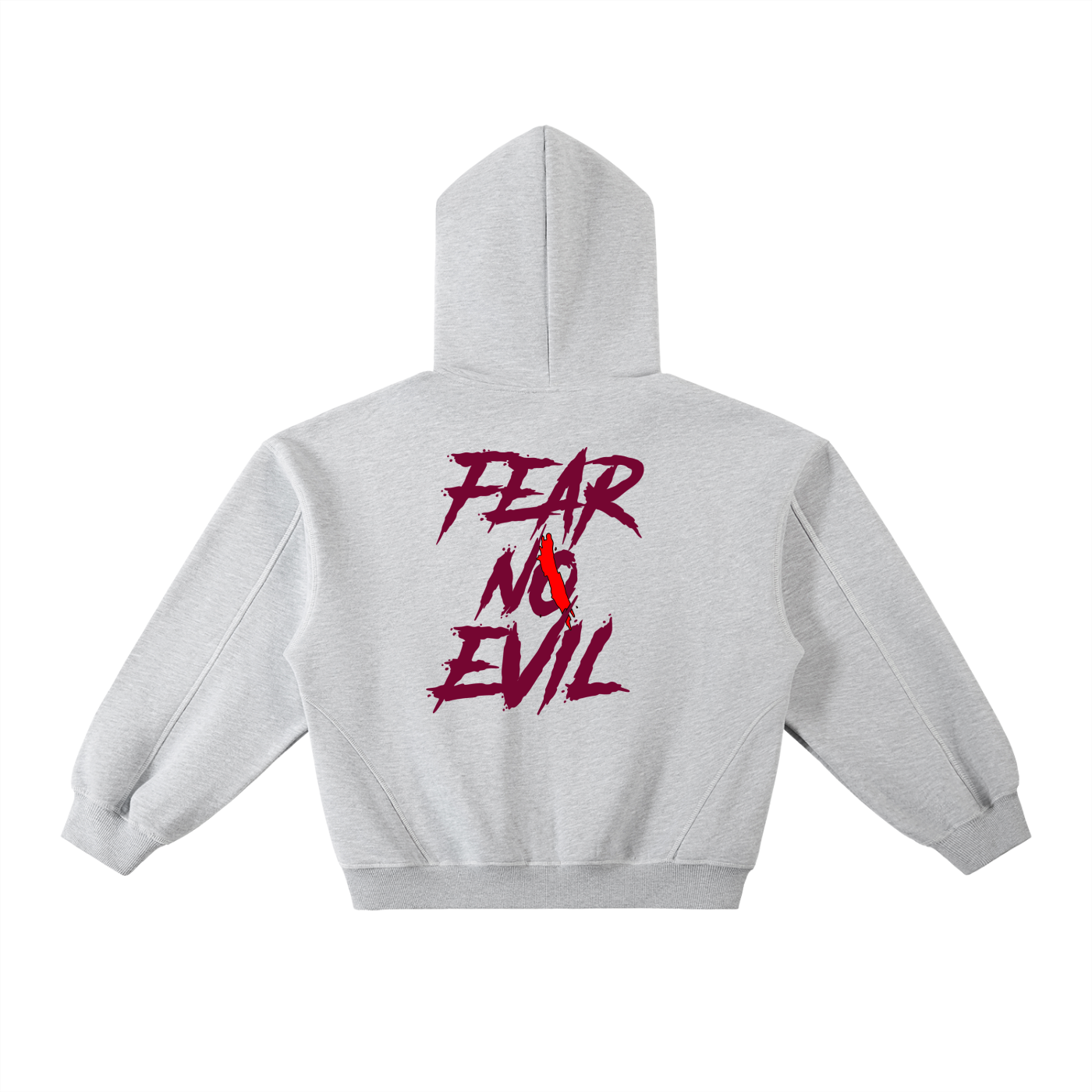 Zero Glory Heather Gray Boxy Hoodie by Shannon Spence