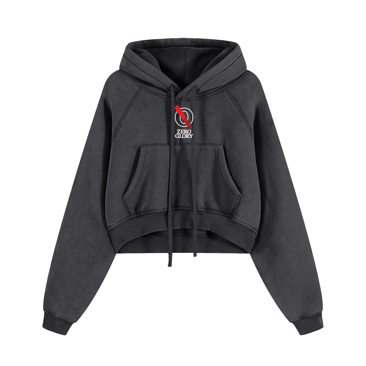 Zero Glory - Women’s Snow Washed Cropped Hoodie