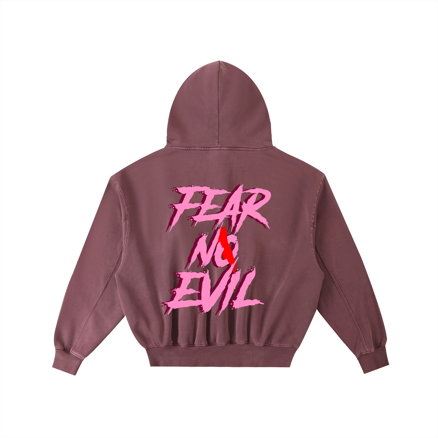Zero Glory Unisex - Pepto Fleece Hoodie by Shannon Spence