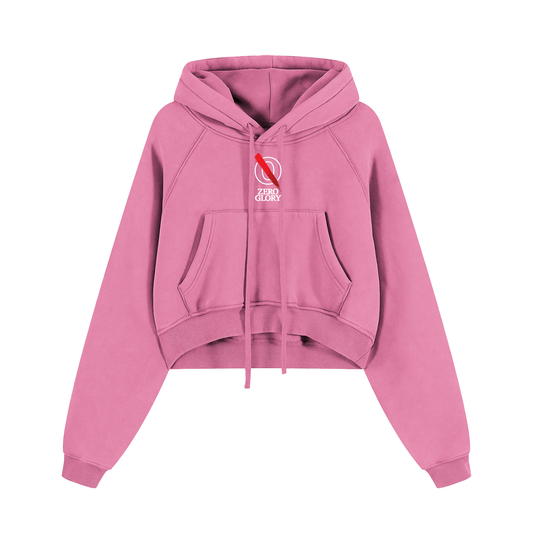 Zero Glory - Women’s Snow Washed Cropped Hoodie